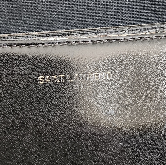 YSL Saint Laurent Zip Around Wallet Leather Black - Picture 2 of 16